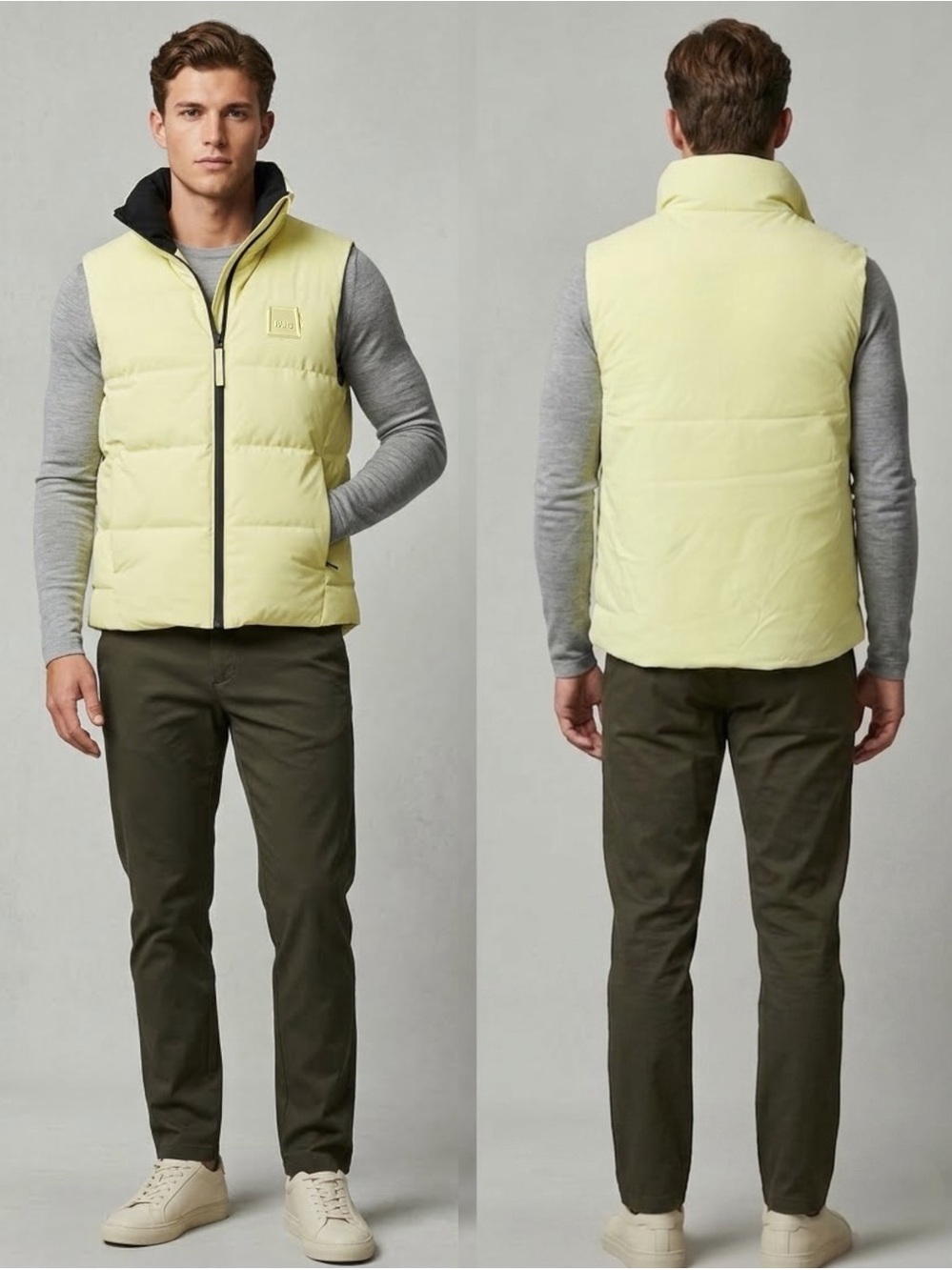 RAINS Loop Vest Straw Yellow Waterproof Puffer Insulated Gilet Unisex Medium M